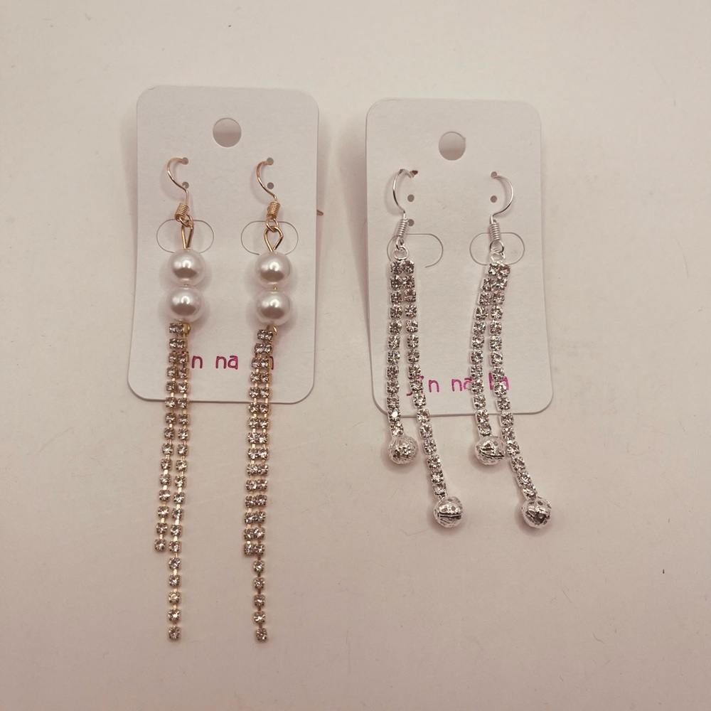 Earring for women silver and gold color
